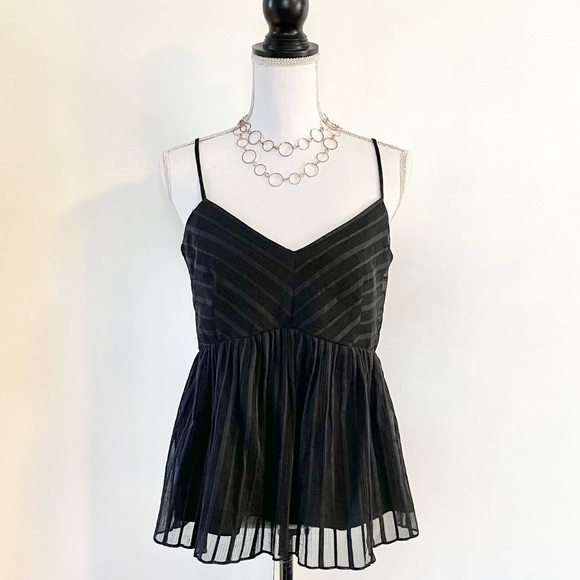 NWT Women’s Club Monaco Peplum Cami Chemise Tank - Picture 3 of 14